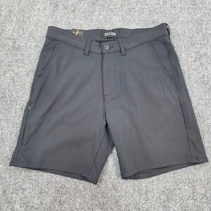 DU/ER NuStretch Shorts Men's 31 Black Lightweight Stretch Comfort‎ Zip Pocket